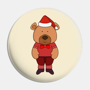 Santa sweet bear Pin