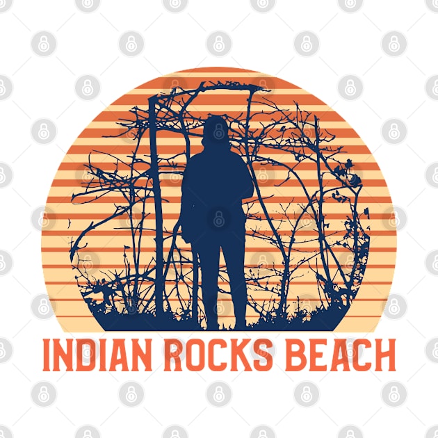 Indian Rocks Beach Sunset, Orange and Blue Sun, Gift for sunset lovers T-shirt, Camping, Camper by AbsurdStore