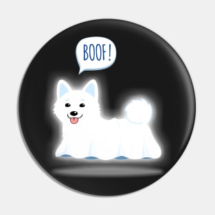 BOOF Shiba Inu Ghost Pin