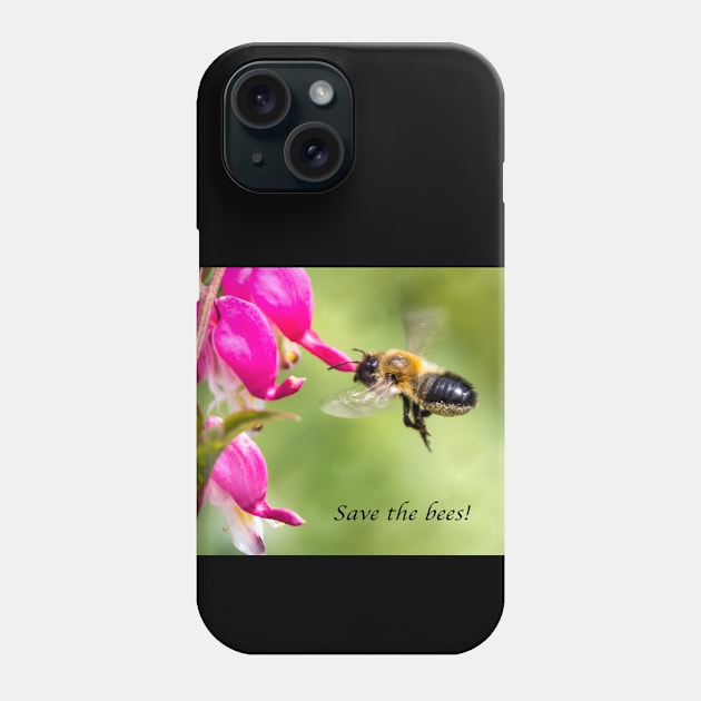 Save the bees Phone Case by Naturelovers