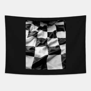 Checkered Flag in 3D First to the Chequered Flag Tapestry