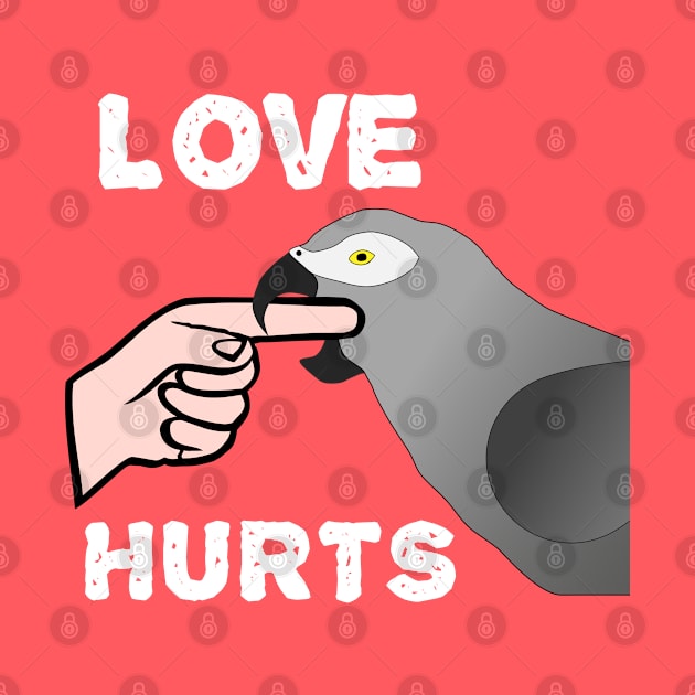 Love Hurts African Grey Parrot Biting by Einstein Parrot