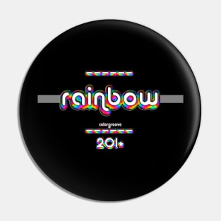 Rainbow 2010 ColorGroove Retro-Rainbow-Tube nostalgia (tf) Pin