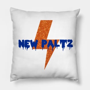 New Paltz Glitter Lightning Pillow