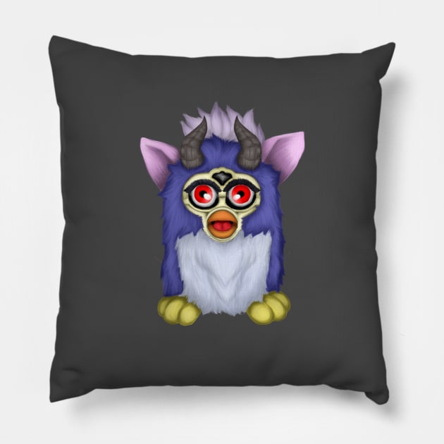 Demon Furby Pillow by DILLIGAFM8