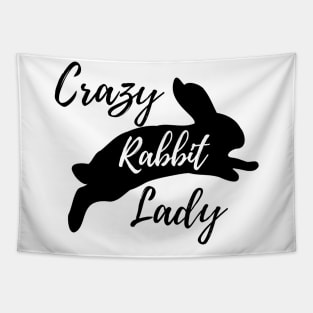 Crazy Rabbit Lady Tapestry