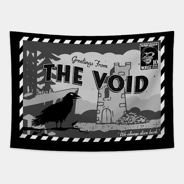 A Postcard From The Void Tapestry by Blood Draugr