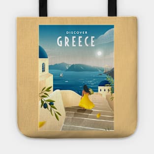 Discover Greece Tote