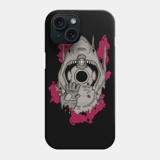 shark sepia Phone Case