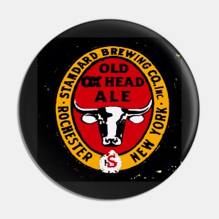 OLD OX HEAD ALE OF ROCHESTER NEW YORK VINTAGE SIGN Pin