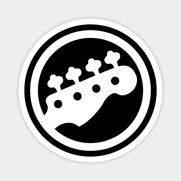 Rock Band Bass Guitar Magnet by solublepeter