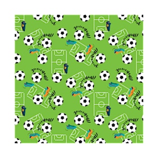 Goal!!! Soccer Pattern T-Shirt