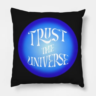 Trust the Universe Blue Aura Pillow