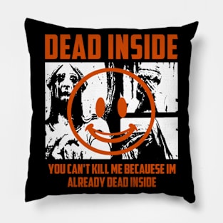 Dead Inside Pillow