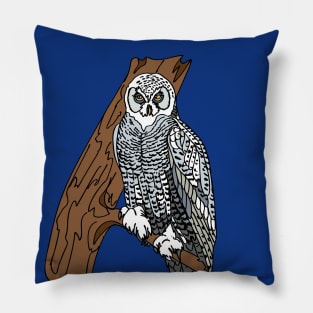 a polar owl Pillow