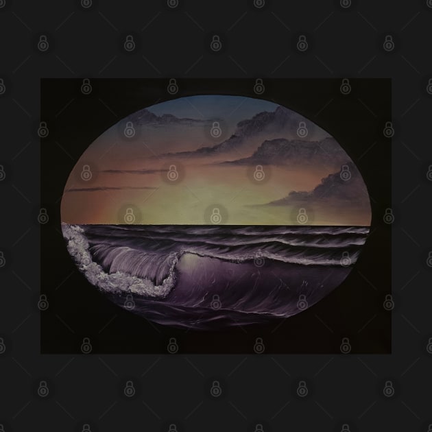 Dark Sunrise Seascape by J&S mason