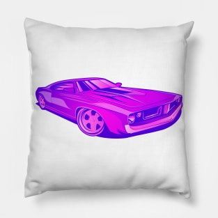 Barracuda 1970 - Purple Pillow