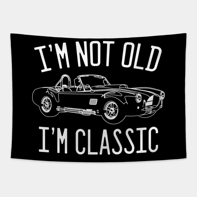 classic muscle car Tapestry by medrik