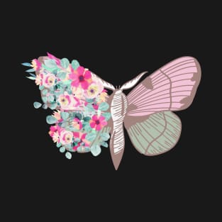 Floral Butterfly T-Shirt