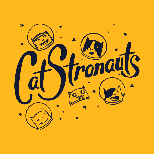 CatStronauts Logo by DrewBrockington