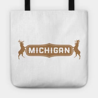 Michigan Elks: Brown Tone Tote