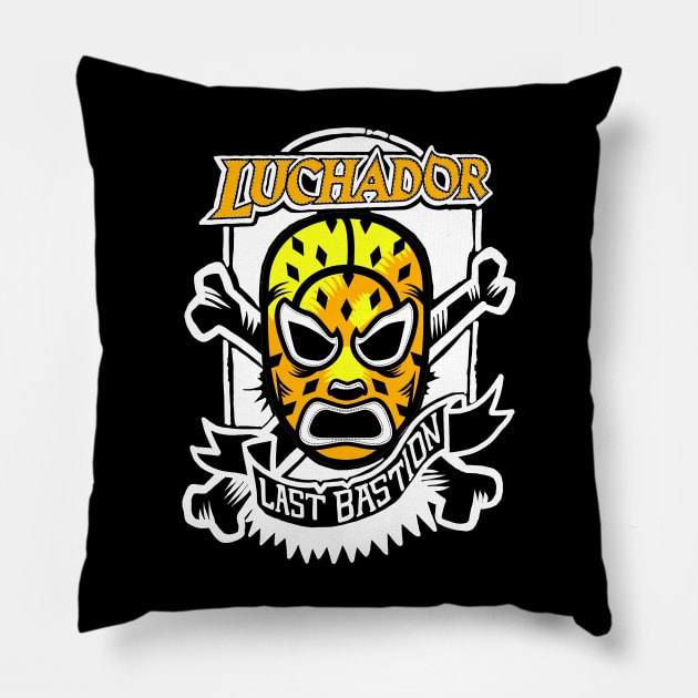 King Jaguar Pirate Tattoo Pillow by Last Bastion Studios