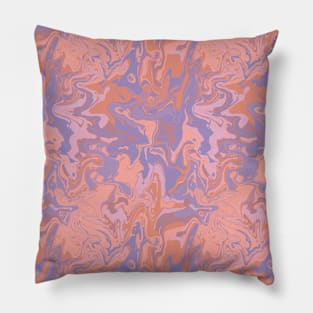 Material Girl Marble - Digital Paint Spill Pillow