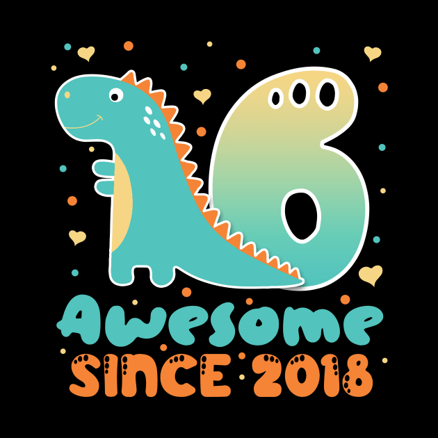 6th birthday boy tee 6th birthday dinosaur Dinosaur For Boy Dinosaur Party 6 year old birthday boy copy by ttao4164