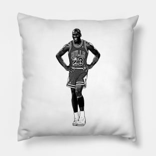 Jordan Smiley Retro // Drawing Art Pillow