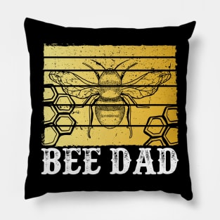 Vintage Bee keeper Dad Pillow