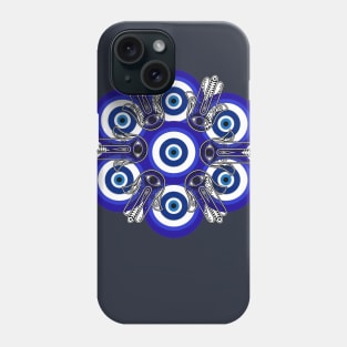 Evil Eye Hamsa Mandala Phone Case