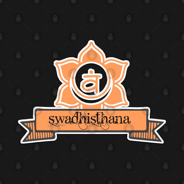 Swadhisthana sacral reiki chakra symbol by kamdesigns