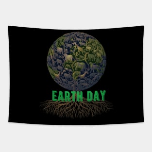 Earth Day Shirt Kids , Women & Men Cute  2024 Tapestry