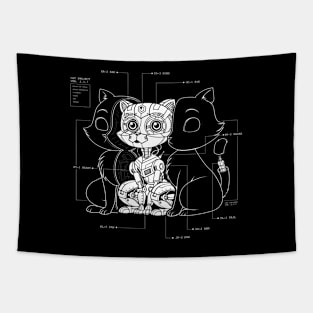 Cat Inside Tapestry