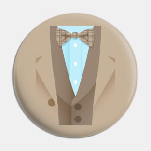 Good Omens Minimalist Aziraphale Pin