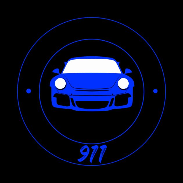 Porsche 911 GT3 RS Sapphire Blue by Carsncoolstuff