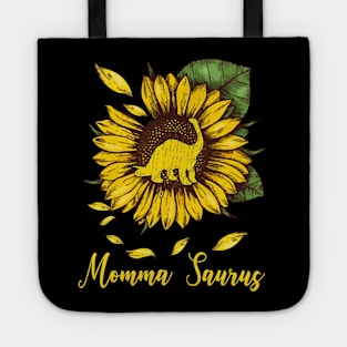 Sunflower Momma Saurus Tote