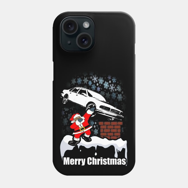 Dabbing Santa Clause Merry Impala Snowing Christmas Phone Case by Black Ice Design