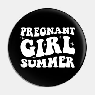 Pregnant Girl Summer Pin