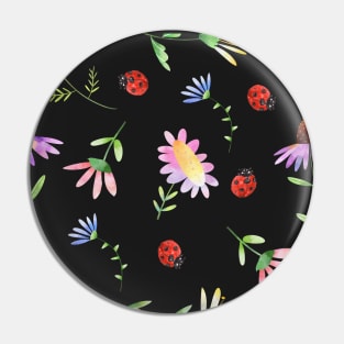 Ladybird Garden Pin