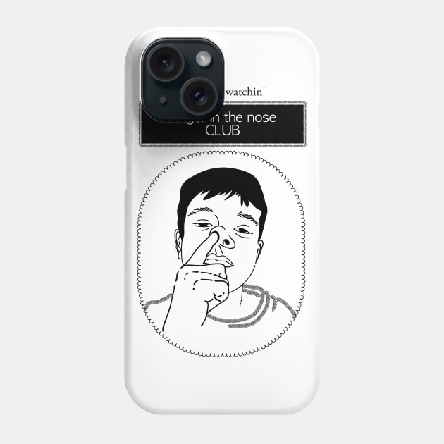 The Finger in the Nose Phone Case by 38Sunsets