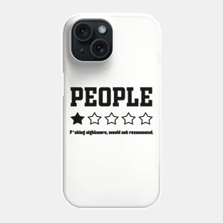 People, One Star Phone Case