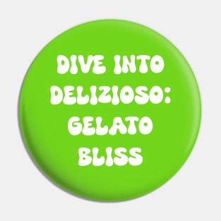 Dive into Delizioso: Gelato Bliss for gelato lovers Pin