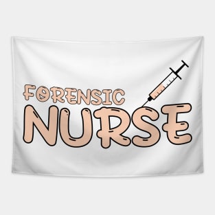 Forensic Nurse Orange Tapestry