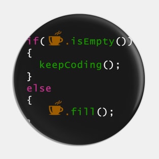Coffee code - programming Pin