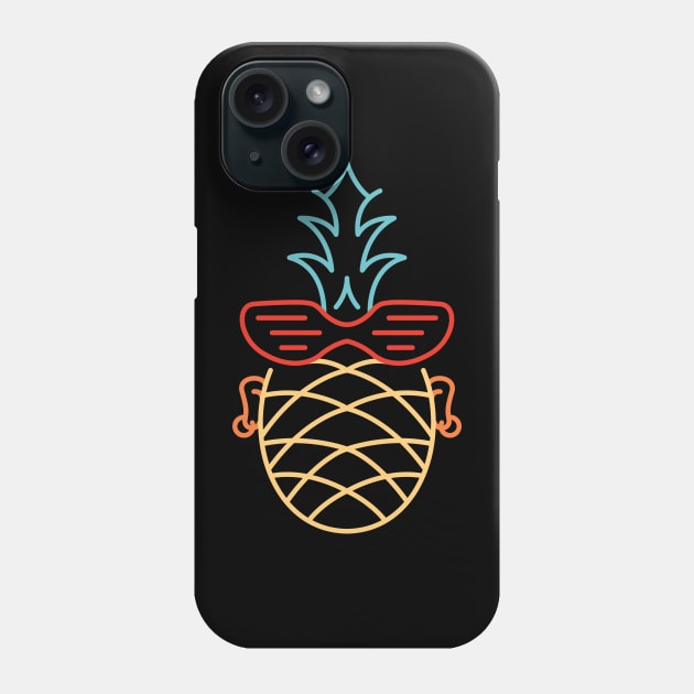 Summer Punk Pineapple Phone Case by VEKTORKITA