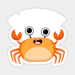 Clawsome Cute Crab Pun Magnet