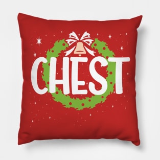 Chest Nuts Couple Christmas funny gift Pillow
