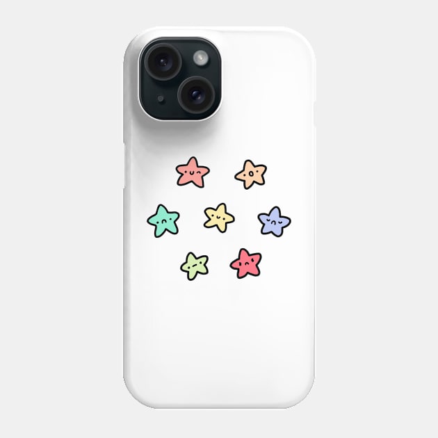 Colorful emotional stars Phone Case by Nikamii