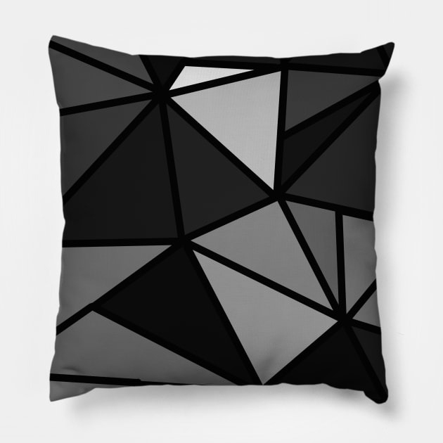 Abstract triangle Pillow by AD-official